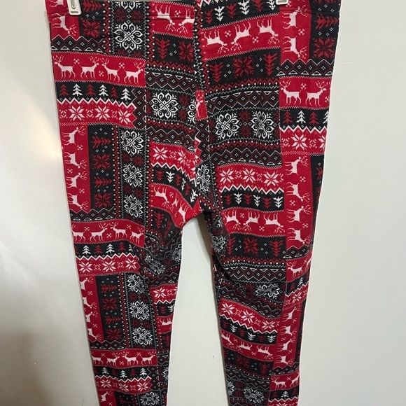 Faded Glory Warm Deer Leggings Sz XL - Picture 5 of 8
